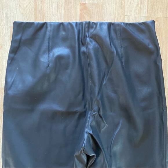 NWT H&M Faux Leather Pants size 14 - Picture 7 of 8